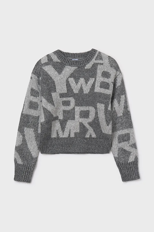 Mayoral pulover copii 7316.8J.Junior.9BYA gri AW25