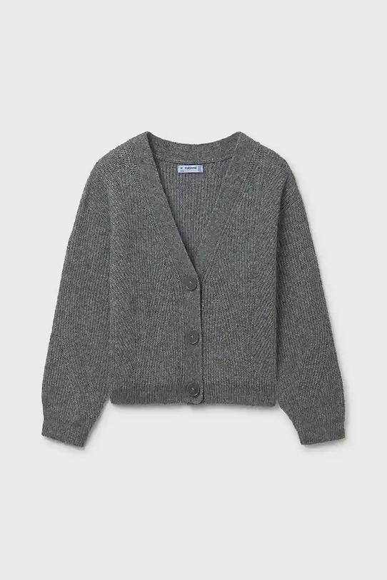 Mayoral cardigan copii cu un amestec de lana gri 7317.8B.Junior.9BYA