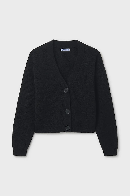 Mayoral kardigan dziecięcy średniej grubości czarny 7317.8B.Junior.9BYA