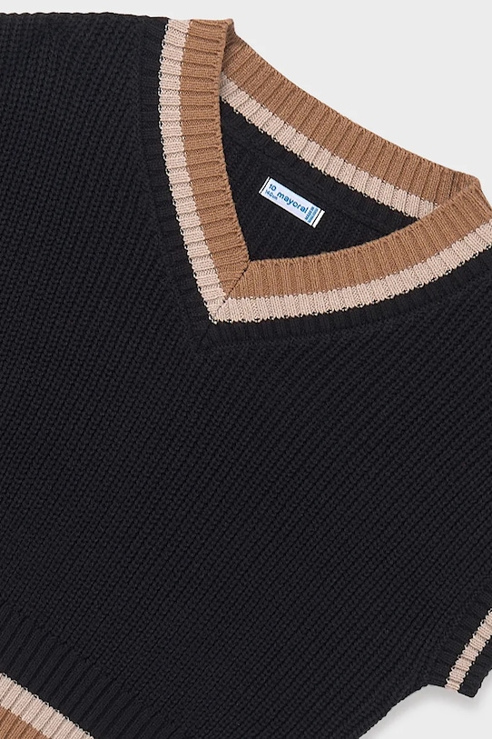 Mayoral vestă copii negru 7321.8J.Junior.9BYA