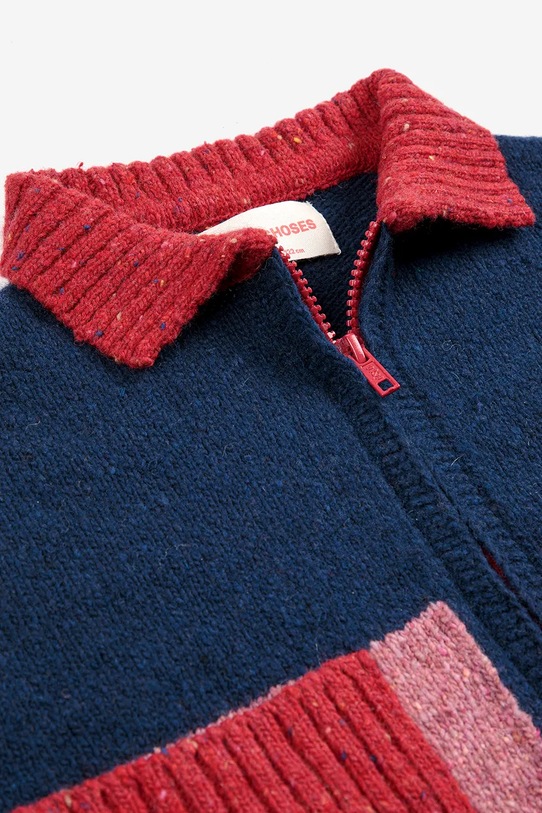Bobo Choses kardigan wełniany dziecięcy 225AC117 multicolor