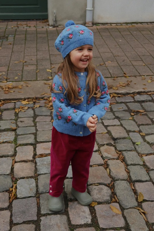 Konges Sløjd kardigan z dodatkiem wełny BELOU KNIT CARDIGAN KS103711.9BYA