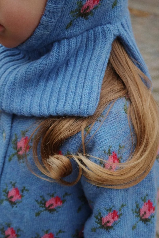 Konges Sløjd kardigan z dodatkiem wełny BELOU KNIT CARDIGAN KS103711.9BYA