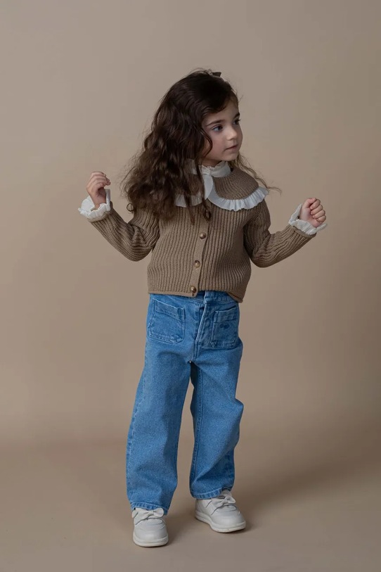 Детский хлопковый кардиган Donsje Zoila Cardigan 4108200