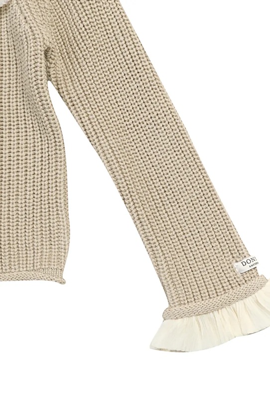 Детский хлопковый кардиган Donsje Zoila Cardigan 4108200 бежевый