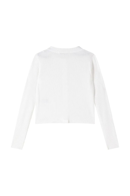 Patrizia Pepe kardigán detský s viskózou K251 7K0064 biela SS26