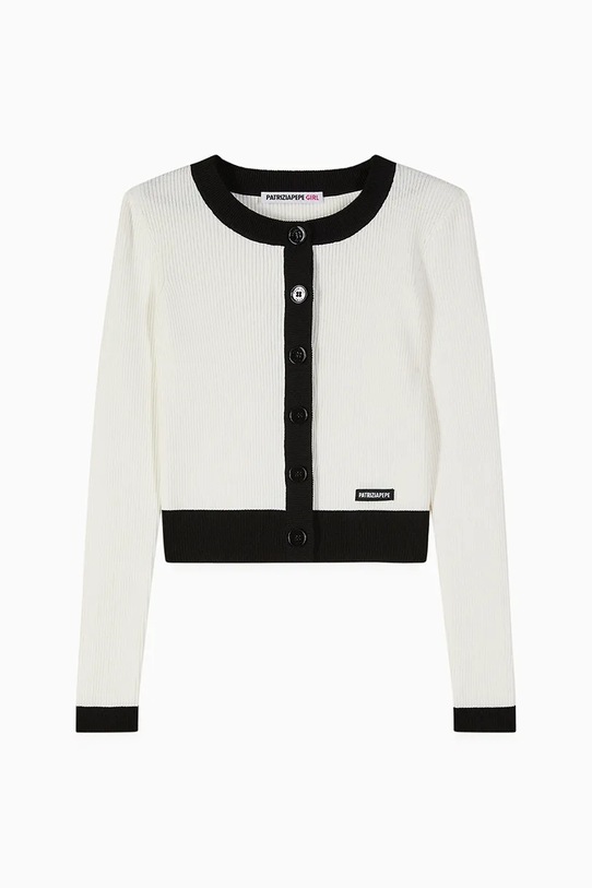Παιδικό κάρδιγκαν Patrizia Pepe K9G3 7K0064 λευκό AW25