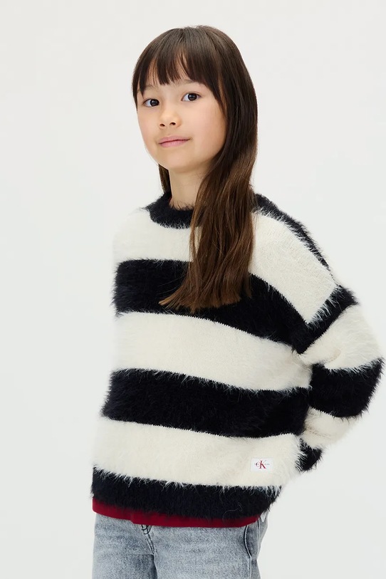 Calvin Klein Jeans sweter dziecięcy pozostałe czarny IG0IG03025.9BYA