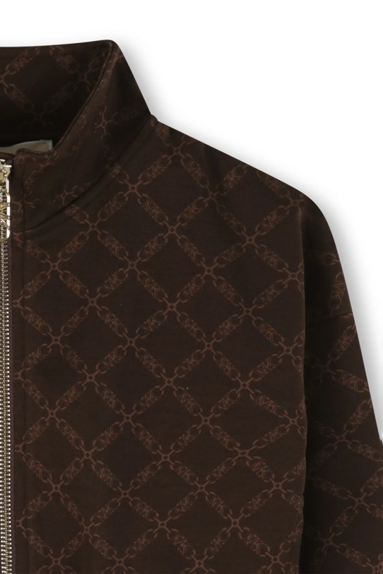 Детски суичър Michael Kors кафяв R30472.156