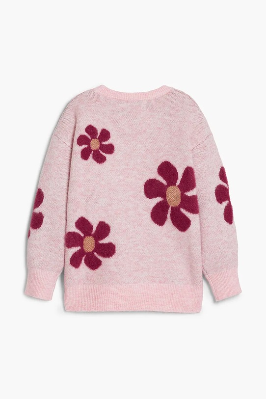 Desigual sweter z domieszką wełny dziecięcy 25WGJF02 różowy AW25