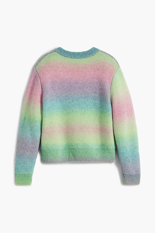 Desigual sweter dziecięcy 25WGJF03 turkusowy AW25