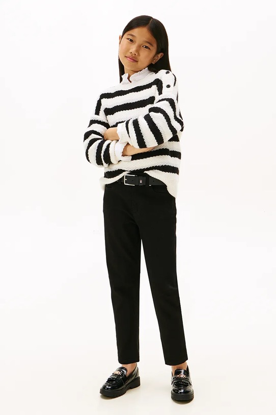 Дитячий светр Tommy Hilfiger білий KG0KG08843.9BYA