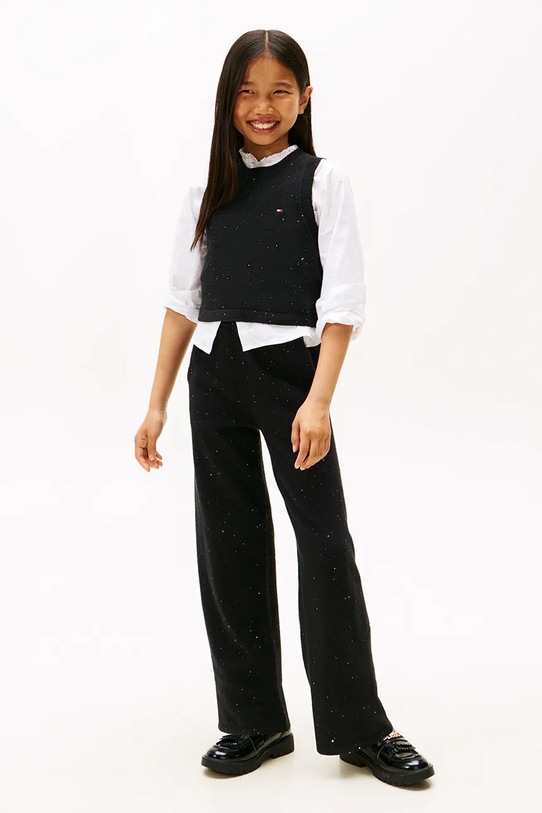 Tommy Hilfiger kamizelka dziecięca czarny KG0KG08851.9BYA