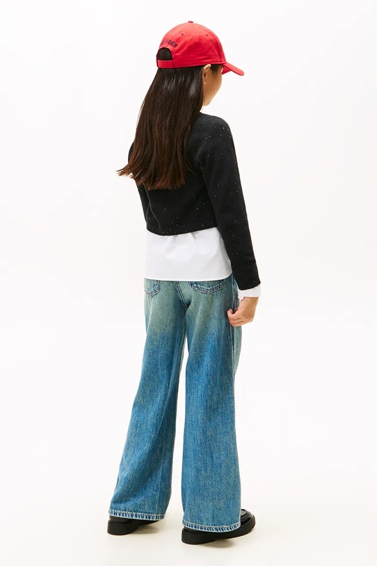 Детский кардиган Tommy Hilfiger KG0KG08852.9BYA чёрный