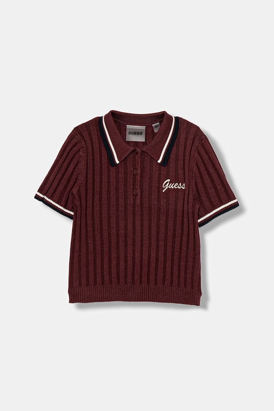 Guess pulover copii uni burgundia J5BP01.Z1152.9BYA