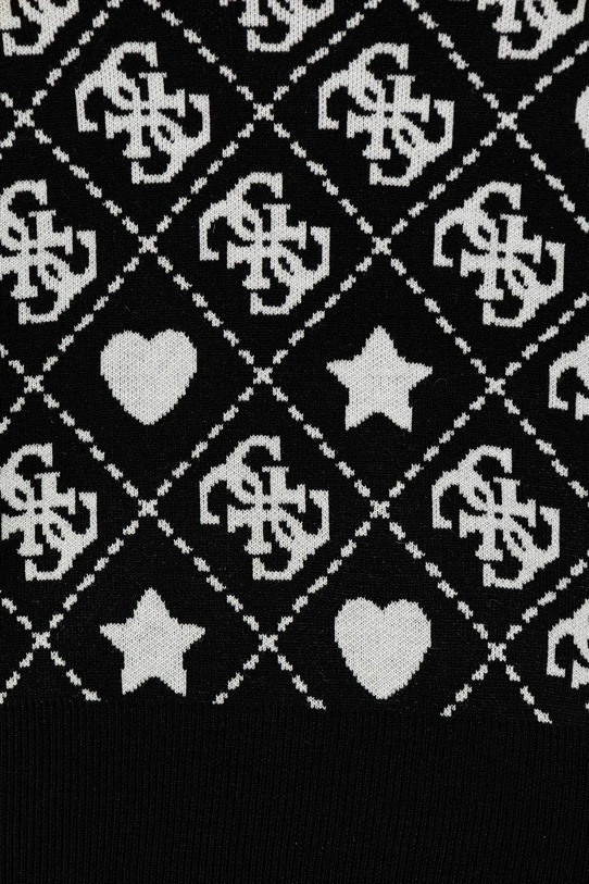 Dziewczynka Guess sweter z domieszką wełny dziecięcy J5BR02.Z3K10.9BYA czarny