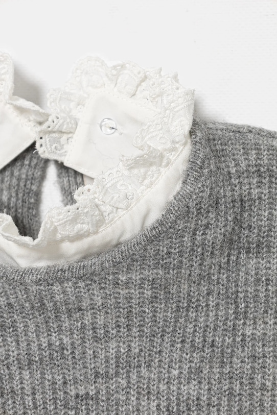 Дівчинка Дитячий светр з домішкою вовни Guess J5BR21.Z1140.9BYA сірий