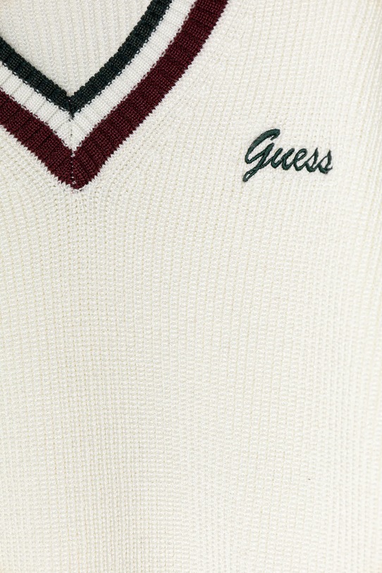 Dziewczynka Guess sweter z dodatkiem wełny dziecięcy J5BR23.Z1152.9BYA beżowy