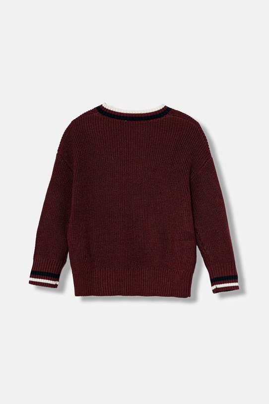 Guess sweter z dodatkiem wełny dziecięcy J5BR23.Z1152.9BYA bordowy AW25