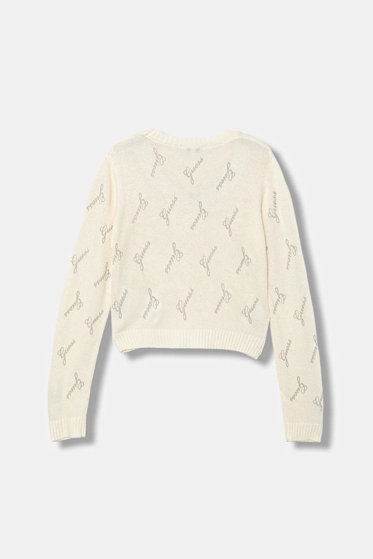 Guess sweter z wełną dziecięcy J5BR28.Z0870.9BYA beżowy AW25