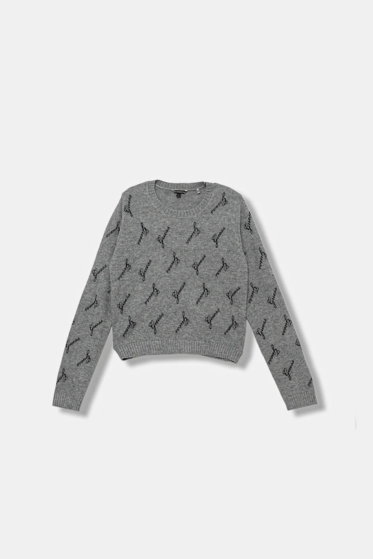 Detský vlnený sveter Guess tenká sivá J5BR28.Z0870.9BYA
