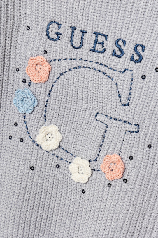Dziewczynka Guess sweter dziecięcy K5BR03.Z3OC0.9BYA niebieski