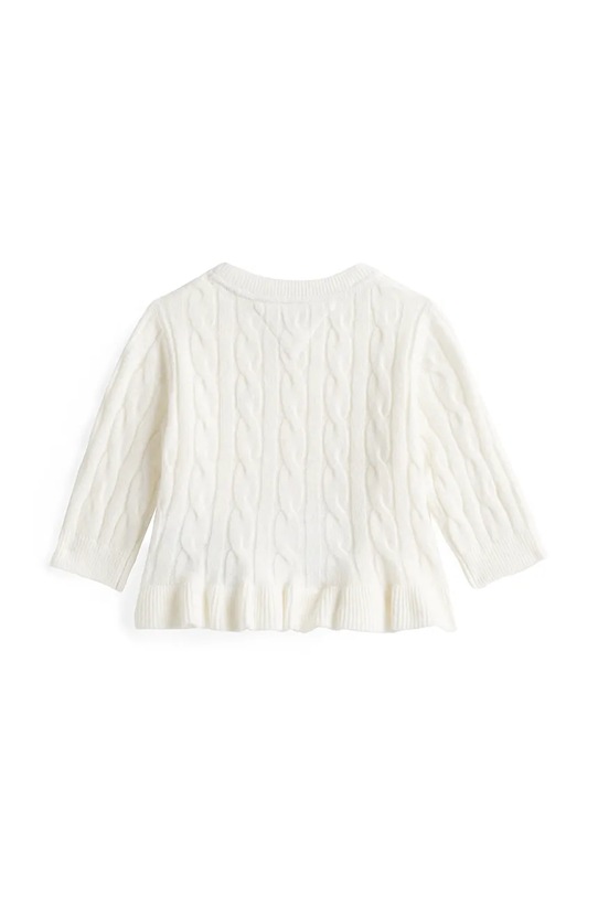Tommy Hilfiger kardigan niemowlęcy KN0KN02110.9BYA biały AW25