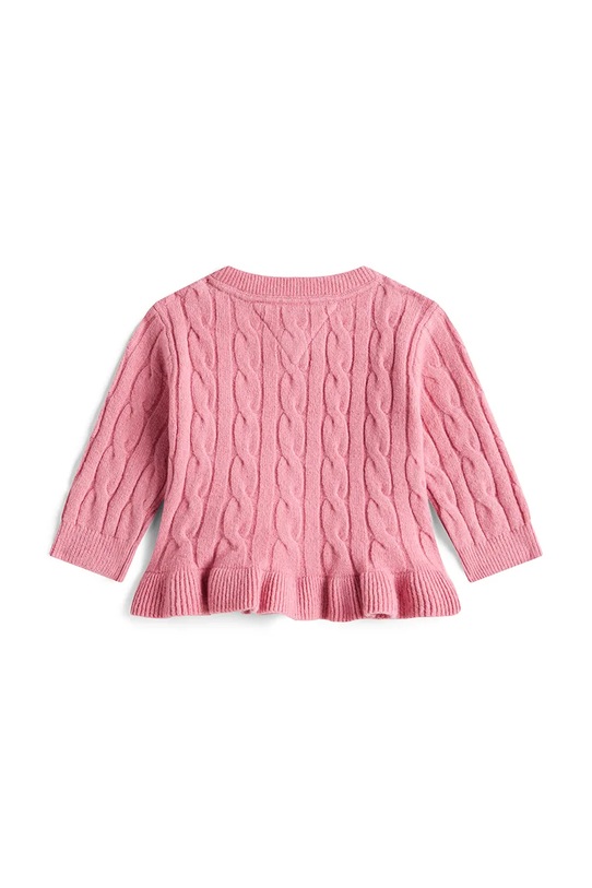 Tommy Hilfiger kardigan niemowlęcy KN0KN02110.9BYA różowy AW25