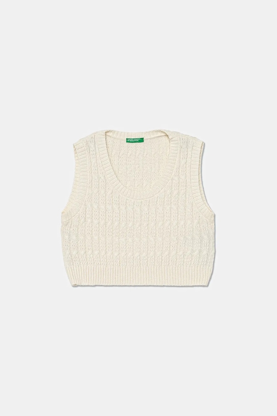 United Colors of Benetton kamizelka dziecięca pozostałe beżowy 1D32C108Y.G.seasonal