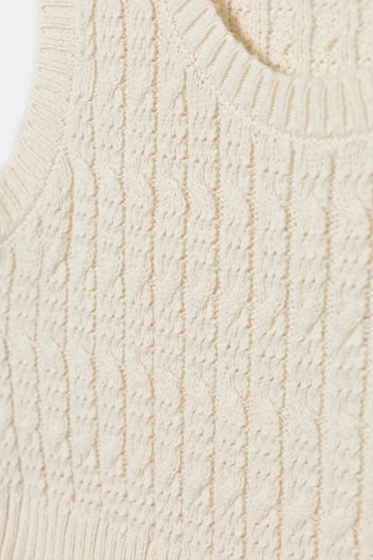 Dziewczynka United Colors of Benetton kamizelka dziecięca 1D32C108Y.G.seasonal beżowy