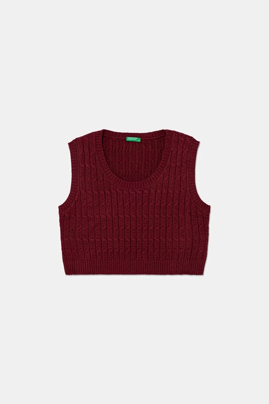 Παιδικό γιλέκο United Colors of Benetton άλλο μπορντό 1D32C108Y.G.seasonal