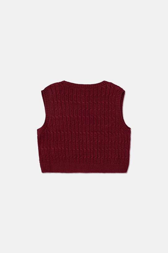 Παιδικό γιλέκο United Colors of Benetton 1D32C108Y.G.seasonal μπορντό AW25