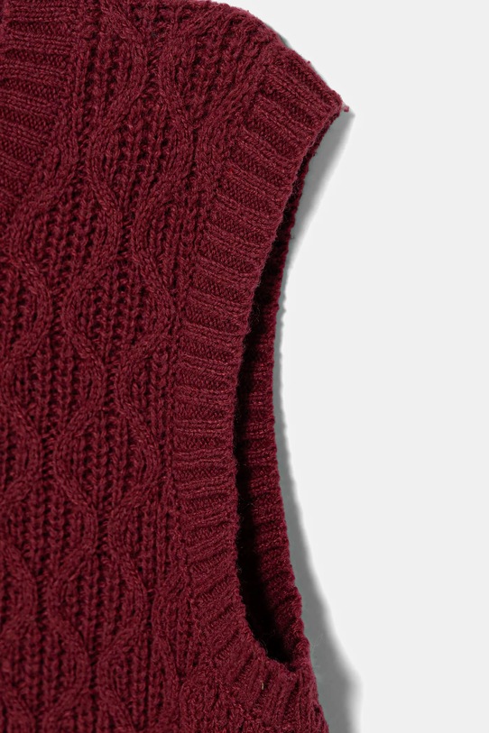 Fete United Colors of Benetton vestă copii 1D32G1011.P.seasonal burgundia