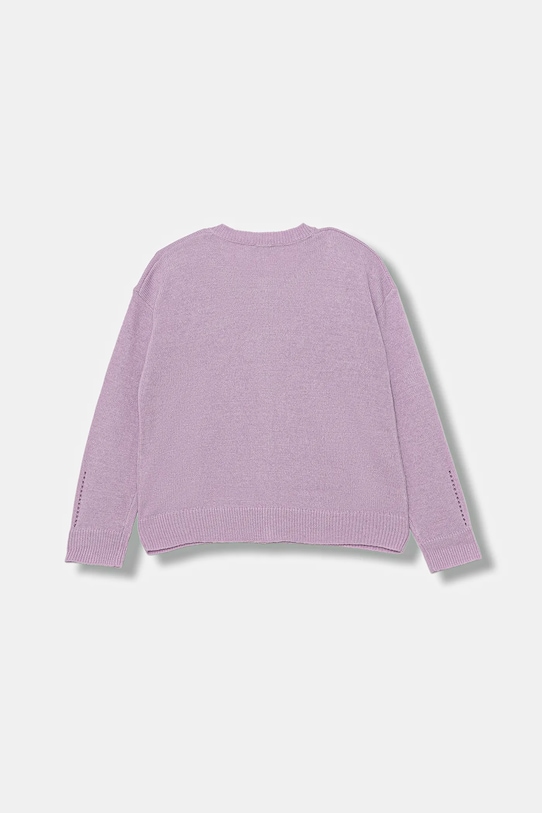 United Colors of Benetton kardigan z wełną 126WC500X.G.seasonal fioletowy AW25