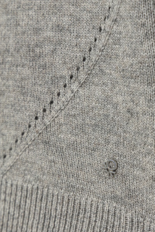 Dziewczynka United Colors of Benetton kardigan z wełną 126WC500X.G.seasonal szary