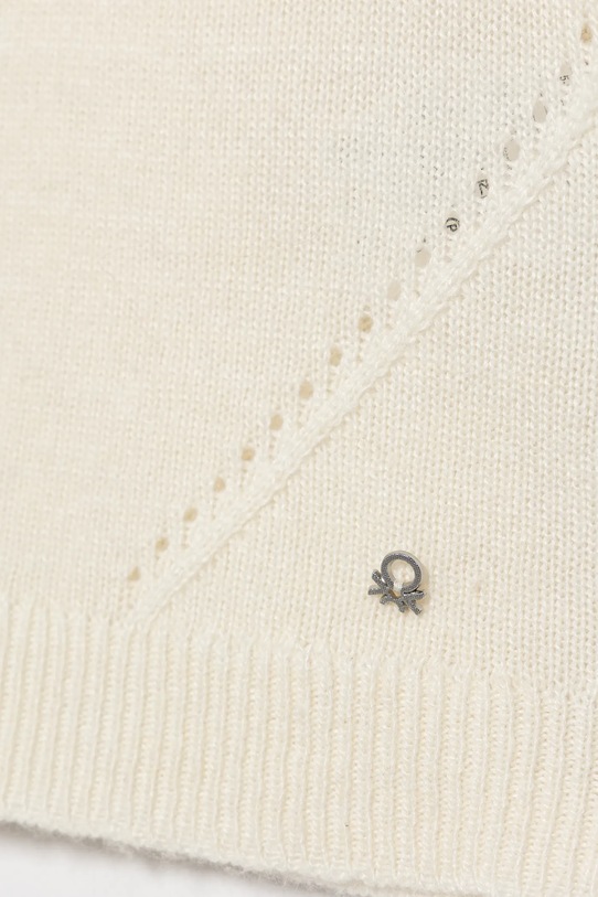 Fete United Colors of Benetton cardigan de lână pentru copii 126WG5006.P.seasonal bej