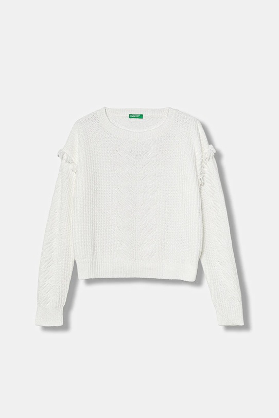 United Colors of Benetton sweter dziecięcy pozostałe biały 13HHC108W.G.seasonal