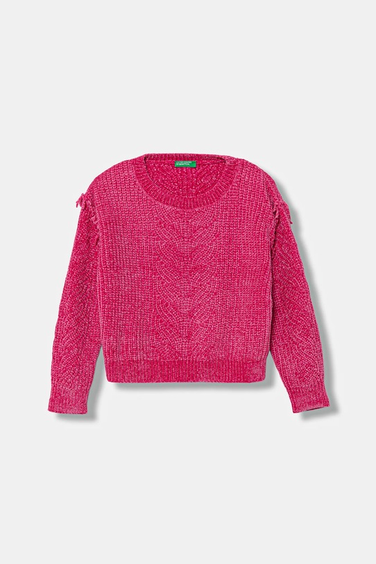 United Colors of Benetton sweter dziecięcy pozostałe różowy 13HHC108W.G.seasonal