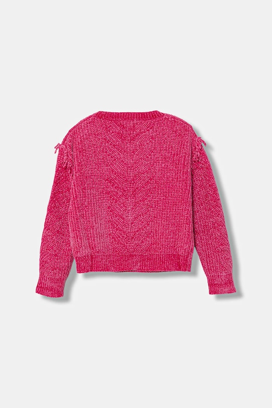 United Colors of Benetton pulover copii 13HHC108W.G.seasonal roz AW25