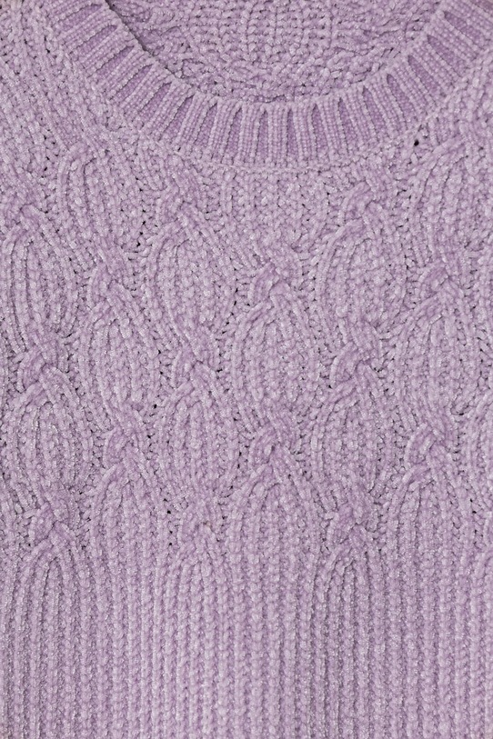 Dziewczynka United Colors of Benetton sweter 16CLG1010.P.seasonal fioletowy