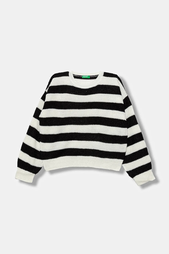 United Colors of Benetton pulover copii cu modele alb 1Z8SQ108X.G.seasonal