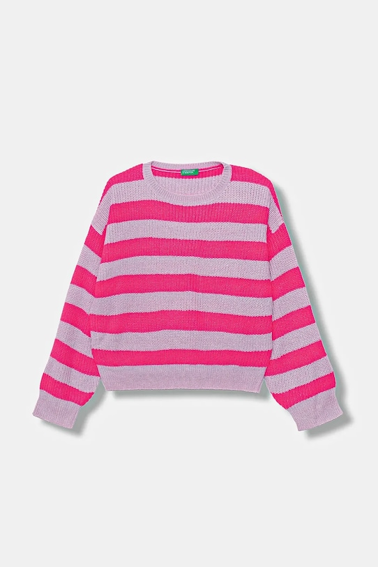 United Colors of Benetton pulover copii cu modele violet 1Z8SQ108X.G.seasonal