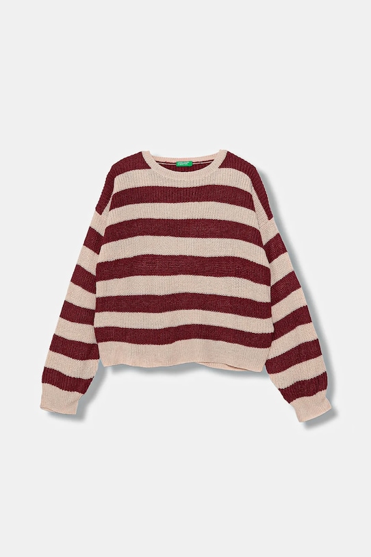 United Colors of Benetton pulover copii cu modele burgundia 1Z8SQ108X.G.seasonal