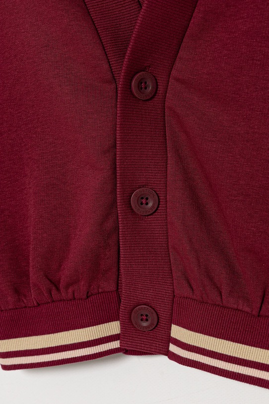 Fete United Colors of Benetton cardigan copii 32N4C600J.G.seasonal burgundia