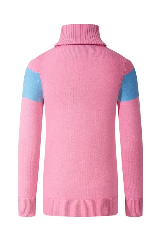 Dziewczynka Perfect Moment sweter wełniany dziecięcy ski turtle sweater ii K6000033.G różowy