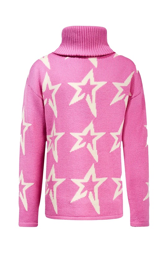 Perfect Moment sweter wełniany dziecięcy star dust sweater K6000042.G różowy AW25