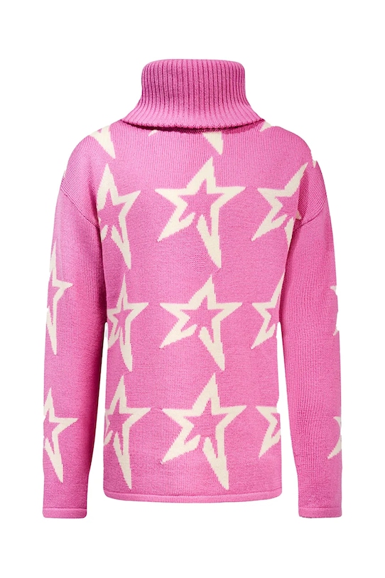 Perfect Moment sweter wełniany dziecięcy star dust sweater K6000042.G różowy AW25
