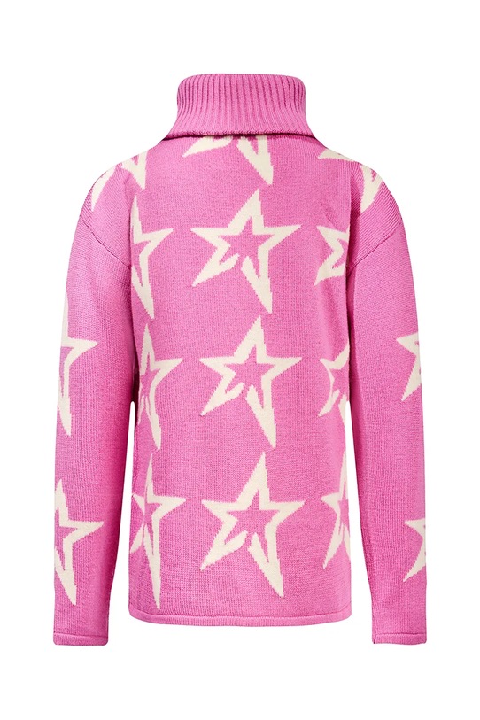 Dziewczynka Perfect Moment sweter wełniany dziecięcy star dust sweater K6000042.G różowy