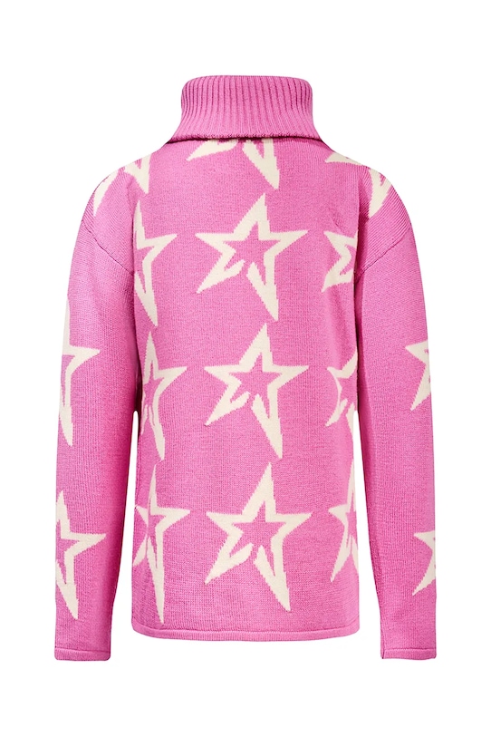Dziewczynka Perfect Moment sweter wełniany dziecięcy star dust sweater K6000042.G różowy