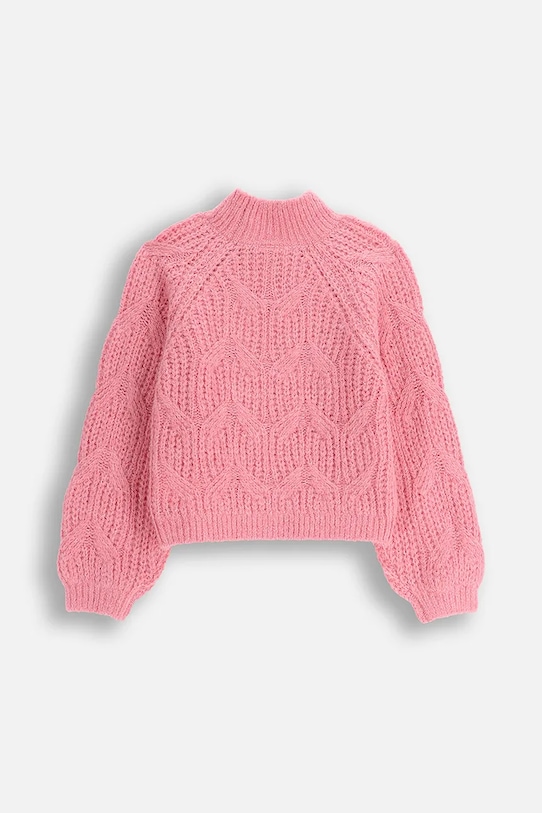 Dziewczynka Coccodrillo sweter dziecięcy ZC5172501CGJ różowy
